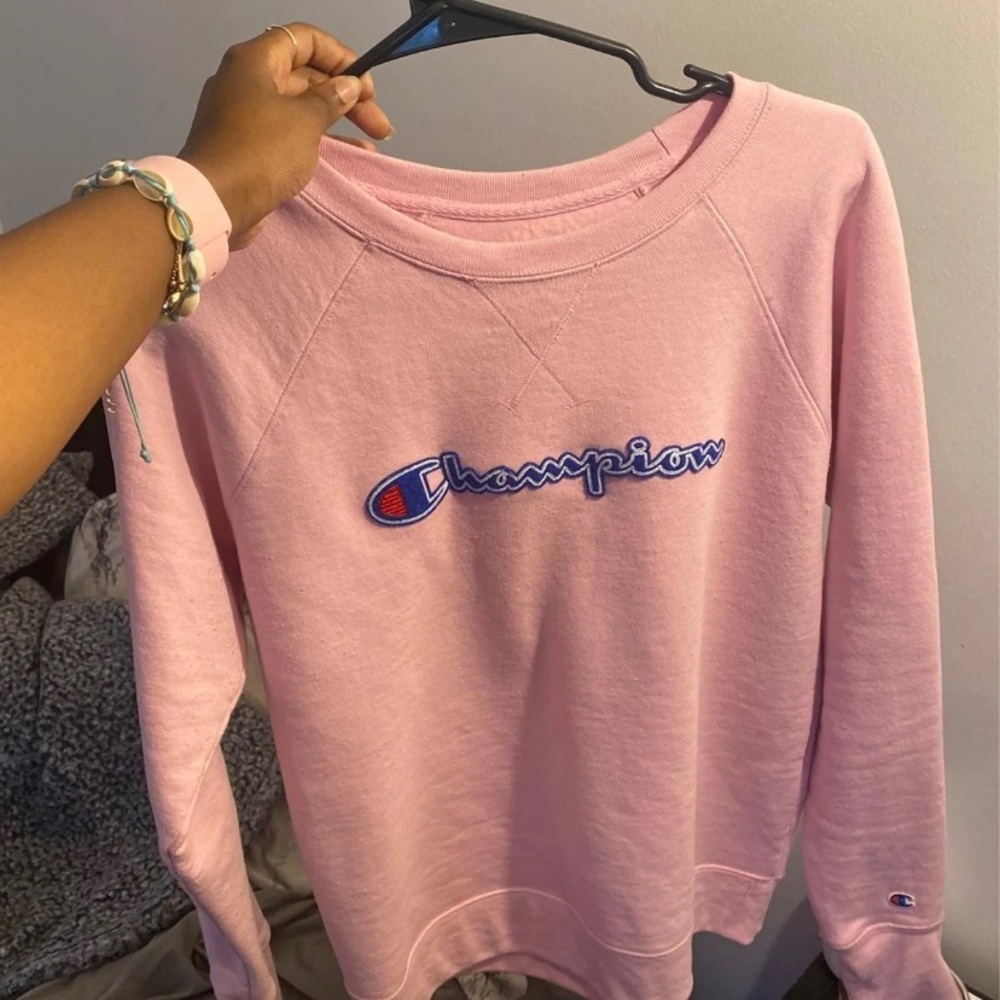 Pink Champion Crewneck